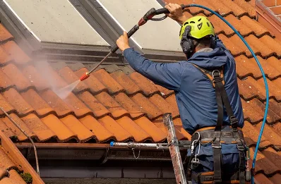 Démoussage et hydrofuge de toiture à Lessy